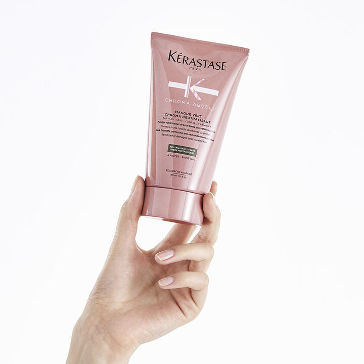 Masque Kérastase Chroma Absolu Vert Chroma Neutralisant