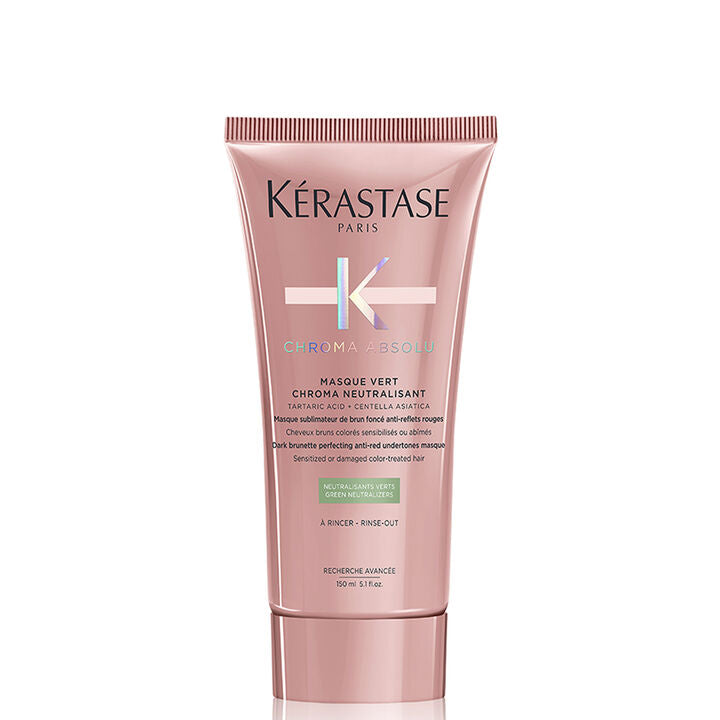 Masque Kérastase Chroma Absolu Vert Chroma Neutralisant
