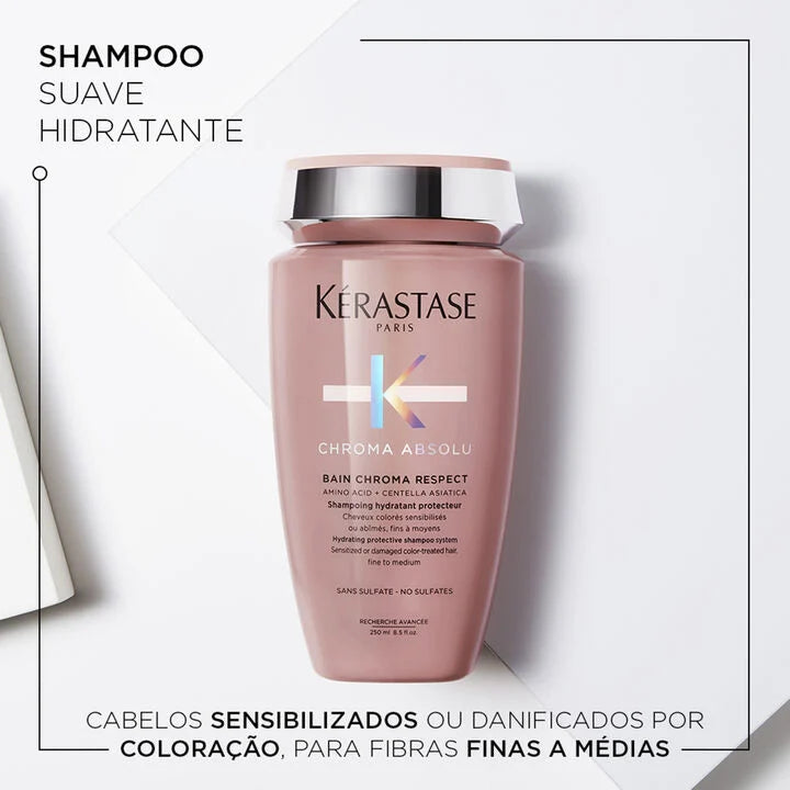 Shampooing Kérastase Chroma Absolu Bain Chroma Respect