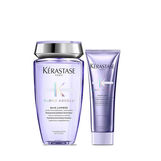 Kit Shampooing et Après-shampooing pour Cheveux Blonds – Kérastase Blond Absolu